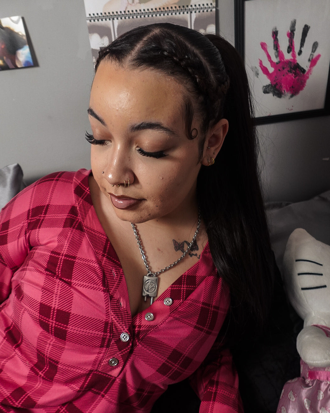 LOCK PENDANT NECKLACE